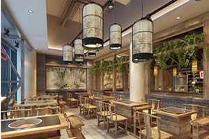 新中式餐饮空间设计案例